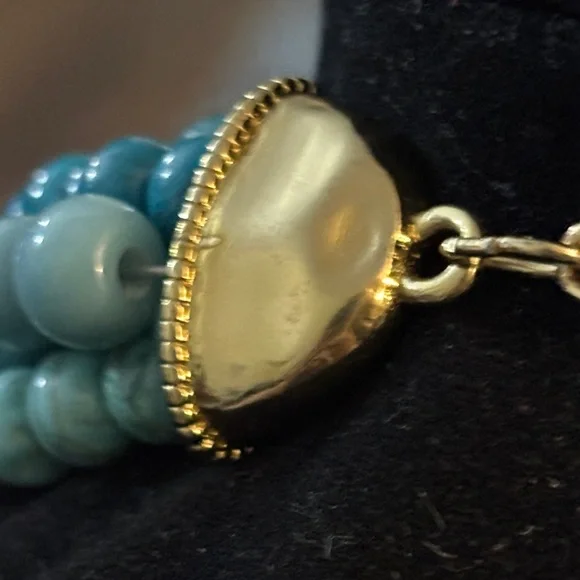 Chico's Elegant Multi-Strand Teal Necklace - Picture 3 of 7